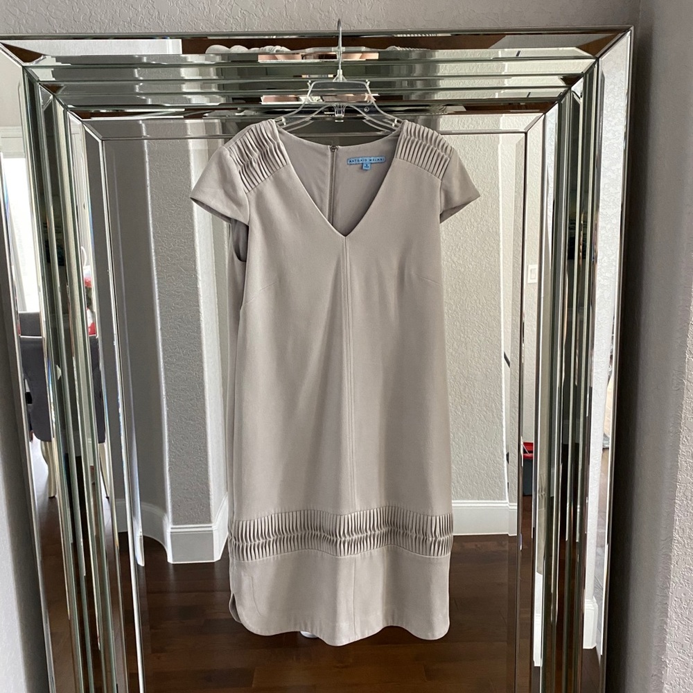 Antonio Melani grey suede dress